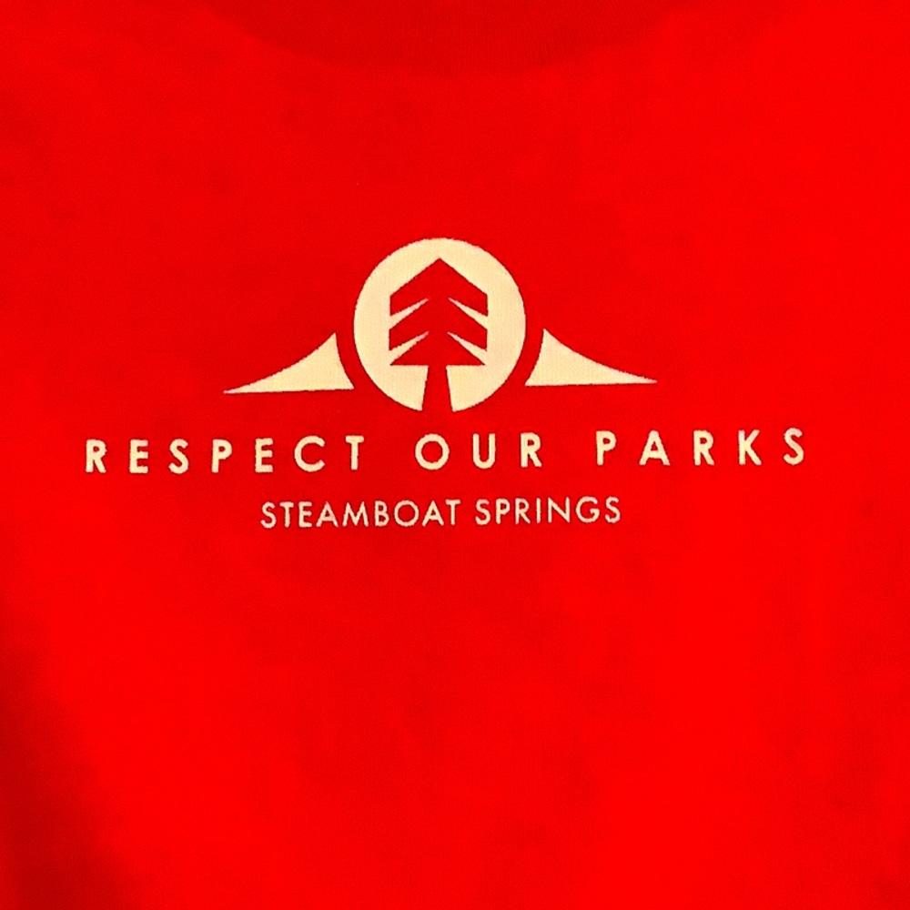 Respect Our Parks, Steamboat Springs, 100% cotton